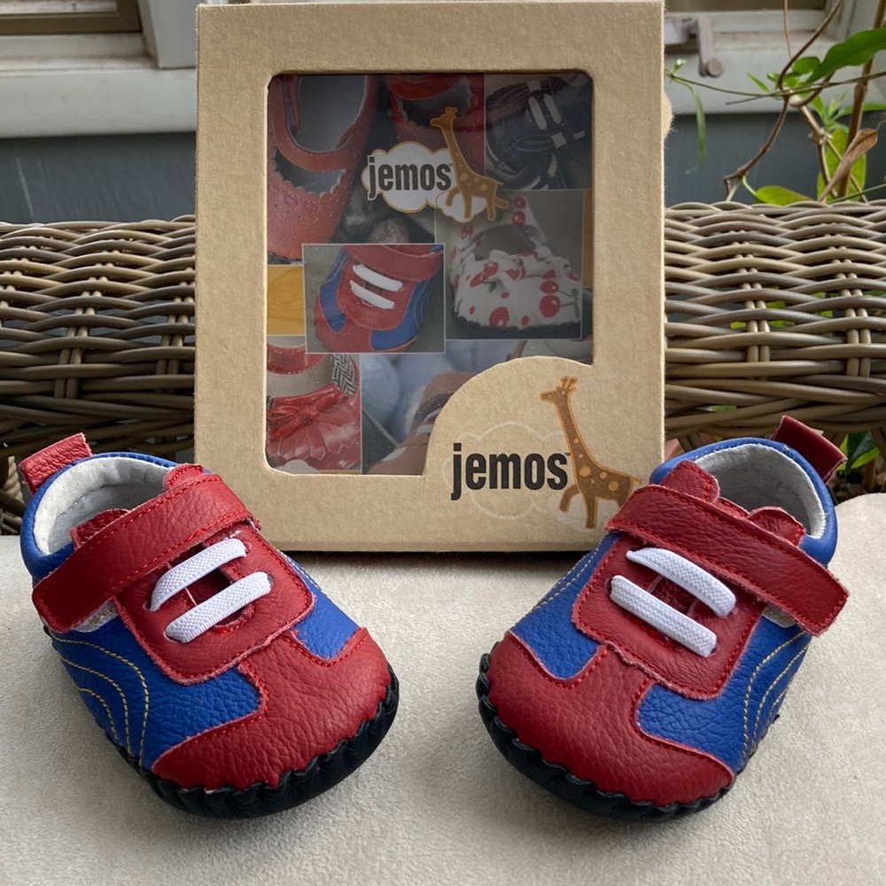 Jemos Baby Soft Soles Leather Sneakers